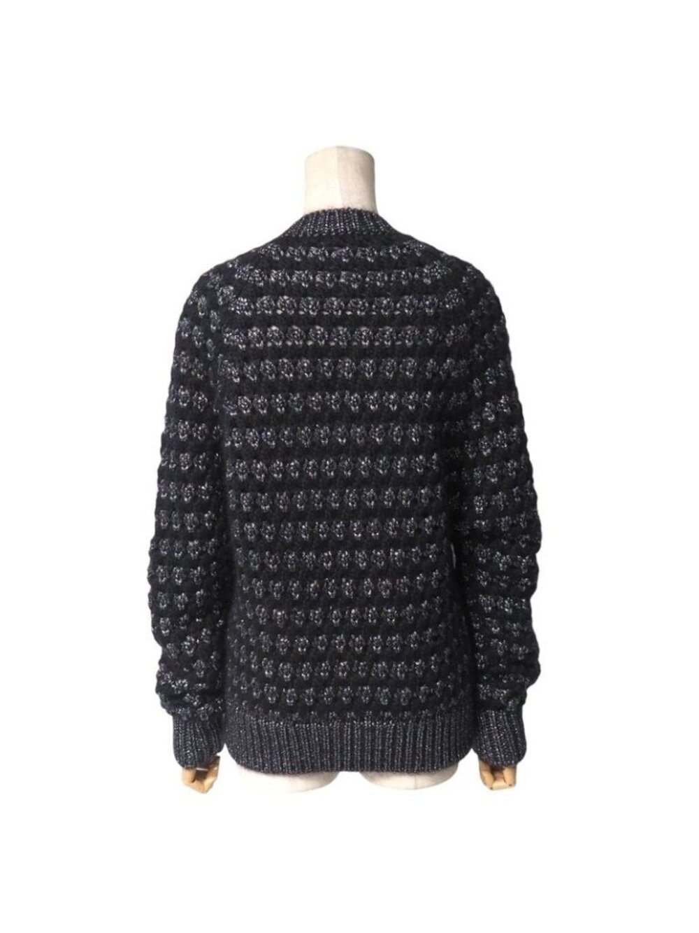 Saint Laurent Paris Sweater Size XS Knit Moheya Blend Alpaca All - Picture 4 of 9